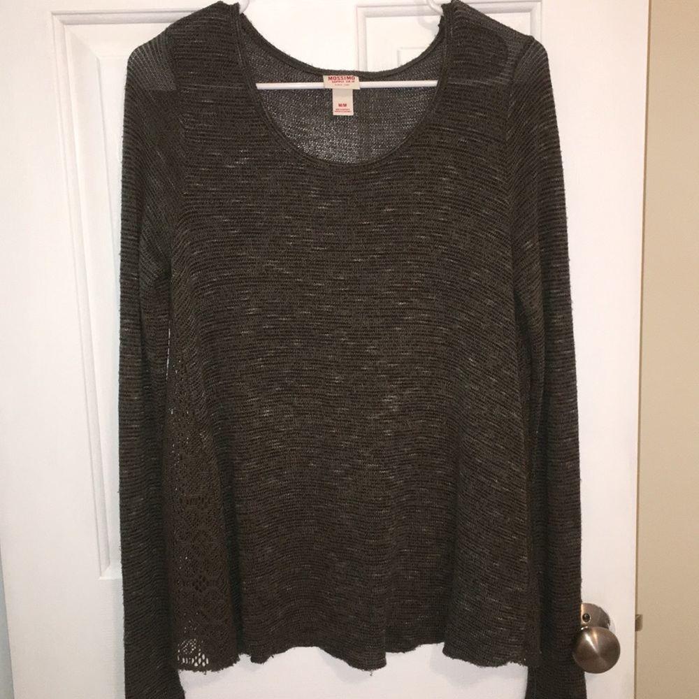 Army Green Knit Sweater